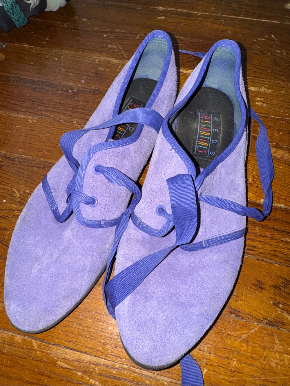 Vintage 80s 90s keds purple 9